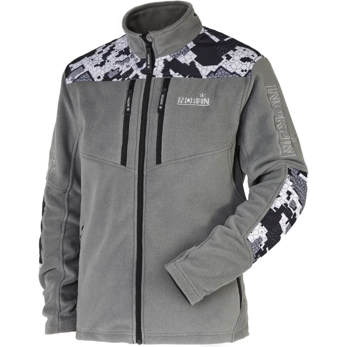 Джемпер флисовый NORFIN GLACIER CAMO 01 размер L 477203-L Джемпер флисовый NORFIN GLACIER CAMO 01 размер L 477203-L